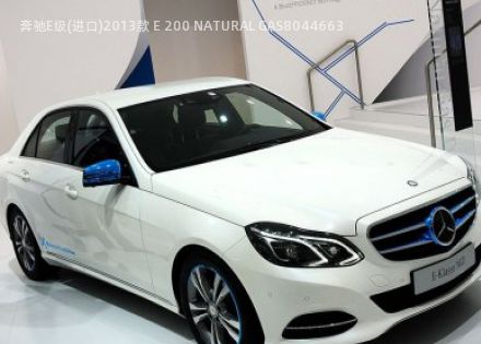 2013款 E 200 NATURAL GAS拆车件客服台