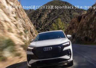 2023款 Sportback 50 e-tron quattro S line 美国版