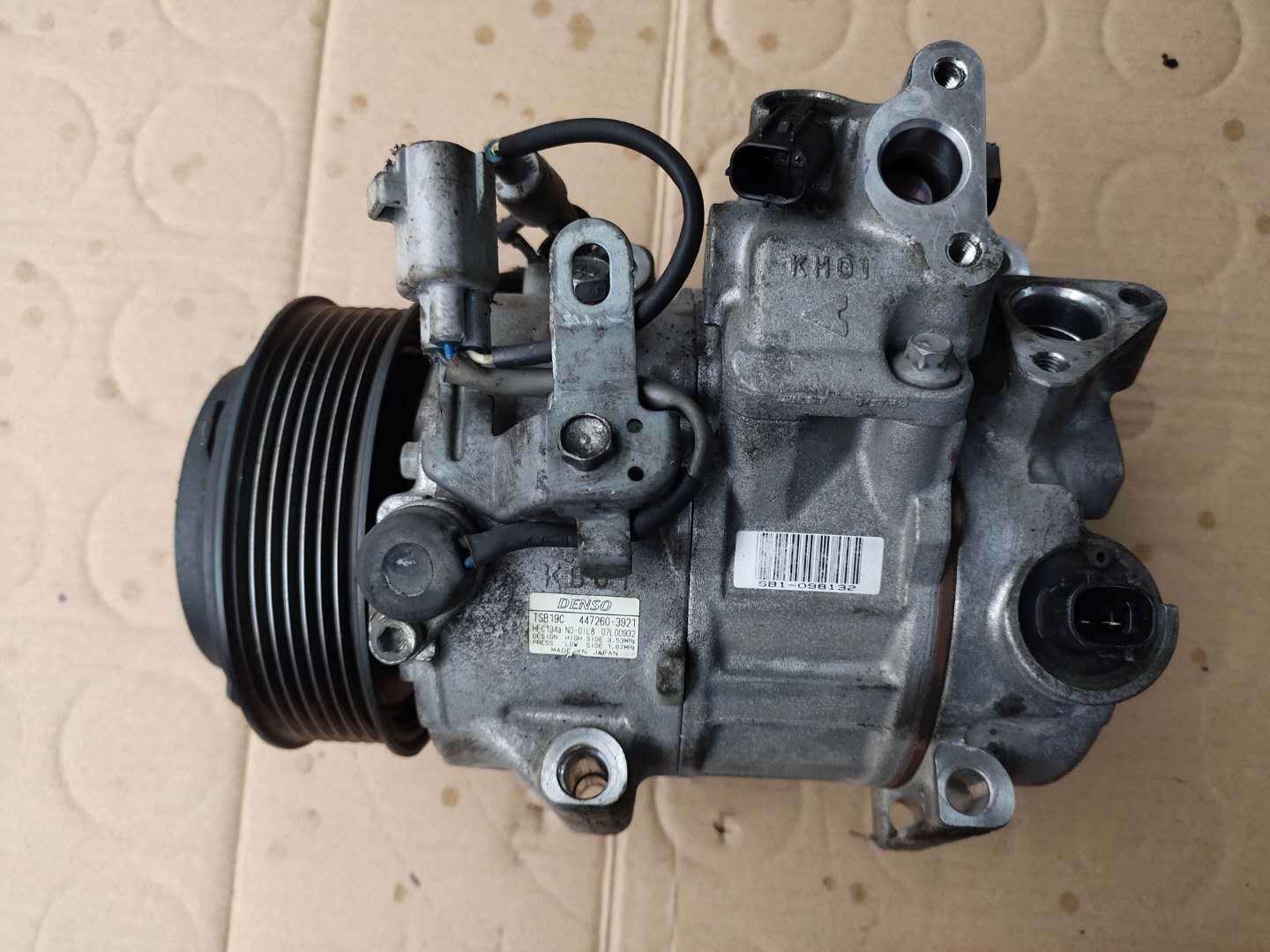 奔驰W205 C级冷气泵 空调压缩机 拆车件原车